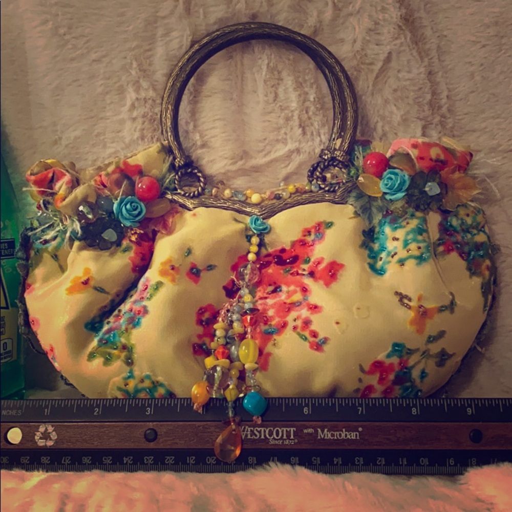 Mary Frances Ring handle purse